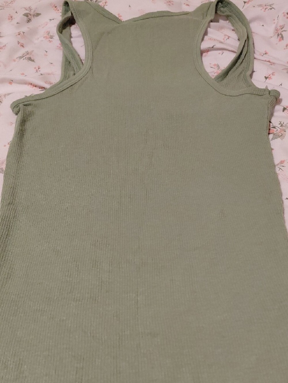 Rue21 Olive Ribbed Racerback Tank - Picture 8 of 8